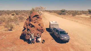 The Outback Way Part 4. The Plenty Highway and a MASSIVE termite mound!