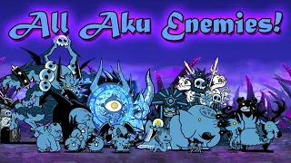 The Battle Cats - All Aku Enemies (Juntos/Together)