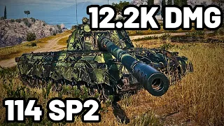 114 SP2 | 12.2K DAMAGE | 5 KILLS | World of Tanks