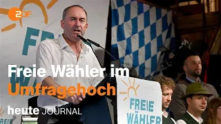 heute journal 08.09.2023 Landtagswahl in Bayern, Heizungsgesetz, Markus Söder, G20-Gipfel (english)