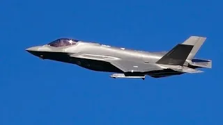 [4K] F-35A Lightning II takeoff for a CAP Patrol mission