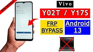 Vivo Y02t / Y17s FRP Bypass Android 13 Without PC | 2024 New Method | Vivo Y02 Google Account Bypass
