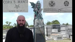 Пентаграммы на надгробиях Key West Cemetery. Florida. Уроки колдовства #104