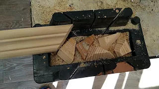 Как грамотно разрезать деревянный плинтус