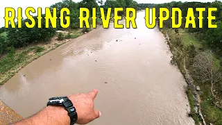 Rising Waters Update!*(Nolan Creek, Lampasas River/Gravel Crossing)* #texas #weather #fishing