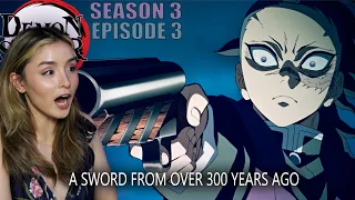 IT BEGINS!!! 🤯🔥 - Demon Slayer Season 3 Episode 3 Reaction 3x3 A Sword From 300 Years Ago