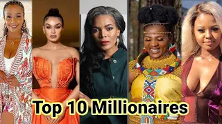 10 Richest Female Celebrities in South Africa in 2022, the 10th is so young and famous