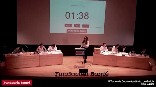 Final II Torneo de Debate Académico de Galicia