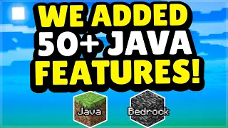 We Added 50+ Minecraft Java Parity Features to Minecraft Bedrock Edition Before The Devs!
