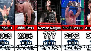 Every WWE Elimination Chamber Winner 2002 to 2023