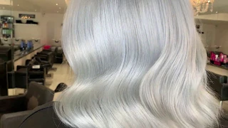 Hair Bleaching and achieving the perfect GREY Colour with REDKEN SHADES EQ Toner