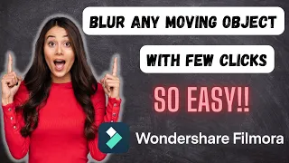 How to blur moving object with few click