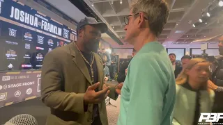 LOUIS THEROUX MEETS DEREK CHISORA! ASKS HIM STRAIGHT ON ANTHONY JOSHUA PLANS IF HE LOSES TO FRANKLIN