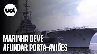 Marinha recebe proposta de venda de porta-aviões, mas deve afundá-lo amanhã