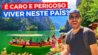 VIAJAR E MORAR COMO NÔMADE NA MACEDÔNIA DO NORTE: Quanto Custa? Macedônia é Segura pra Brasilieiros?