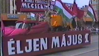 Május elseje Pécsen - 1986