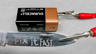 Engrave metal with a simple battery! 🔋 You will thank me all your life