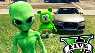 GUMMY BEAR DESTRUINDO AUDI RS7 no GTA 5 ! Dame Tu Cosita