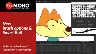 Moho 14 Tutorials: New brush options & Smart Boil