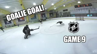 GOALIE GOAL!!! [GoPro Hockey 3 on 3 GAME 9]