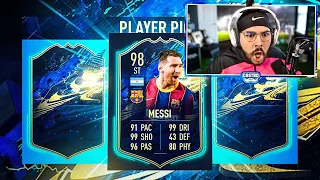 I PACKED 98 TOTS MESSI IN A PLAYER PICK!! FIFA 21