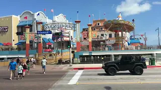 Galveston Island Historic Pleasure Pier | Galveston Beach Texas 🇺🇸