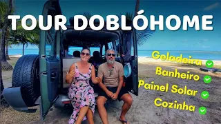 TRANSFORMAÇÃO CASEIRA de uma Dobló num motorhome [TOUR NO DOBLOHOME COMPLETO]