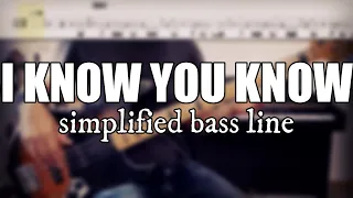 I Know You Know - Esperanza Spalding | Simplified bass line with tabs #23