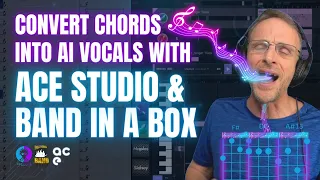 Convert MIDI Chords into AI Vocal Harmonies with ACE Studio and Band in A Box