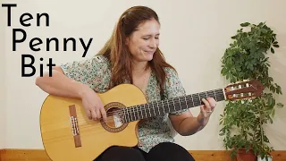 Happy St. Patrick's Day! Ten Penny Bit (guitar cover) - Irish traditional song