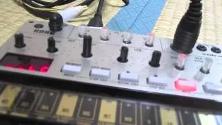 Korg volca bass MIDI OUT and MIDI THRU MOD