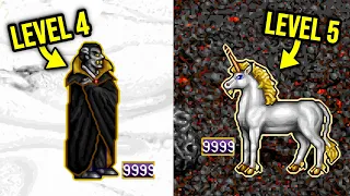 9999 Vampire Lords vs 9999 Unicorns! - Heroes of Might and Magic 2