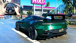 Aston Martin DBS | The Crew Motorfest | Steering Wheel Gameplay (Logitech G920)