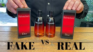 Fake vs Real Dior Fahrenheit Perfume  100 ML