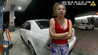 Woman Decides Her Only Chance at Avoiding Jail is to Run From The Police