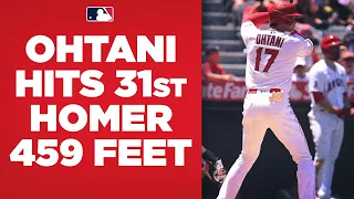 SHOHEI GOES DEEP AGAIN! Shohei Ohtani hits a 459-foot shot for his 31st homer of the year!