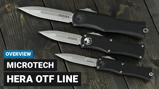 Microtech Hera OTF Line Overview - Comparing the Large, Normal, and Mini