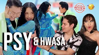 HWASA🤤| Latinos react to PSY & HWASA Performance video of 이제는 (Now)