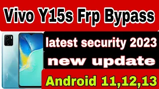 Vivo Y15s Frp Bypass latest security 2023|Vivo Y15s Frp Bypass Android 12| Vivo Y02 Frp Bypass