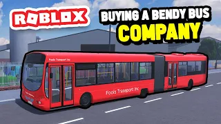 Buying a BENDY BUS For My COMPANY in Roblox Croydon: The London Transport Game