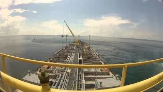 SBM tanker mooring operation