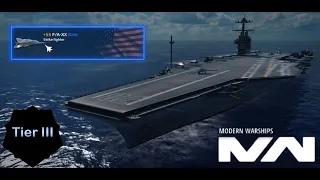 Modern Warships - USS Gerald Ford with "F/A-XX" || High damage amd 5 kills