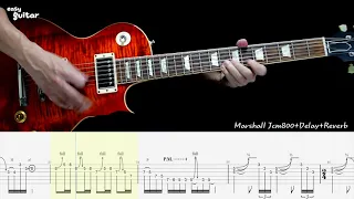 Guns N' Roses - Paradise City Guitar Lesson Part 1/2 With Tab (Slow Tab)