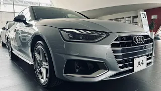 Audi A4 versión Select con QUEMACOCOS y RINES DEPORTIVOS | MY 2023 MildHybrid Plata Florete