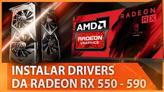 Como Atualizar os DRIVERS da Placa de Vídeo AMD Radeon (RX 550, 560, 570, 580 e 590)