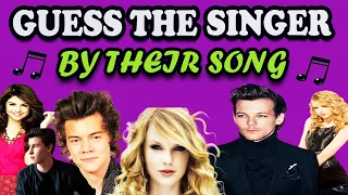 Guess the singer by their song|Music Quiz 🎵| most popular song.