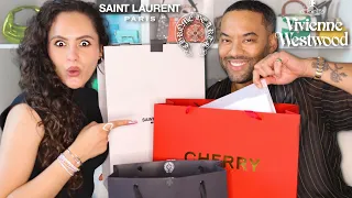 BFF REACTS to my Luxury Haul 2023 ft. Saint Laurent, Max Mara etc.