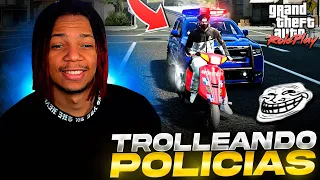 🛵TROLLEANDO POLICIA CON  PASOLA SERVIDOR DOMINICANO GTA 5 ROLEPLAY