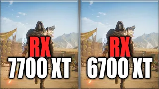 RX 7700 XT vs RX 6700 XT Benchmarks - Tested in 20 Games