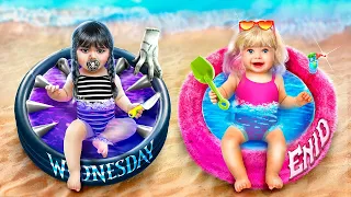 ¡Wednesday Y Enid Tienen Hijos! ¡Tips Inteligentes Para Padres En Vacaciones De Verano!